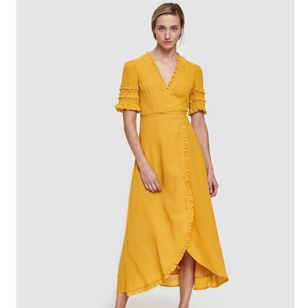 Farrow Melu Wrap Dress Marigold (S)
